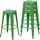MCW Barhocker A73 4er-Set Metall stapelbar Grün
