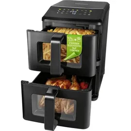 GOURMETmaxx Heißluft-Fritteuse 19129 10 l schwarz