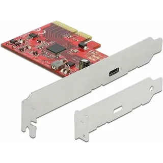 DeLock 89035 PCI-Express Karte USB-A USB 3.2 Gen 2) PCIe 3.0 x4 - USB-C Kontrollerkarte