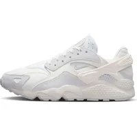 Nike Herren Air Huarache Runner Sneaker, Summit White/Metallic Silver-White, 45.5 EU - 45.5 EU
