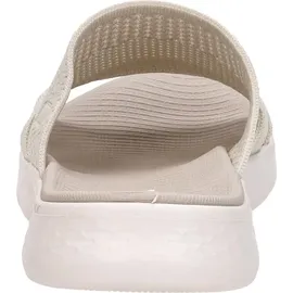 SKECHERS Damen On-The-go Walk Flex Elation Schiebe-Sandalen, Natural Textile, 40