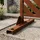 casa.pro Trennwand ‘Kekan’ Corten Stahl 180 x 120 cm Edelrost - Dunkelbraun