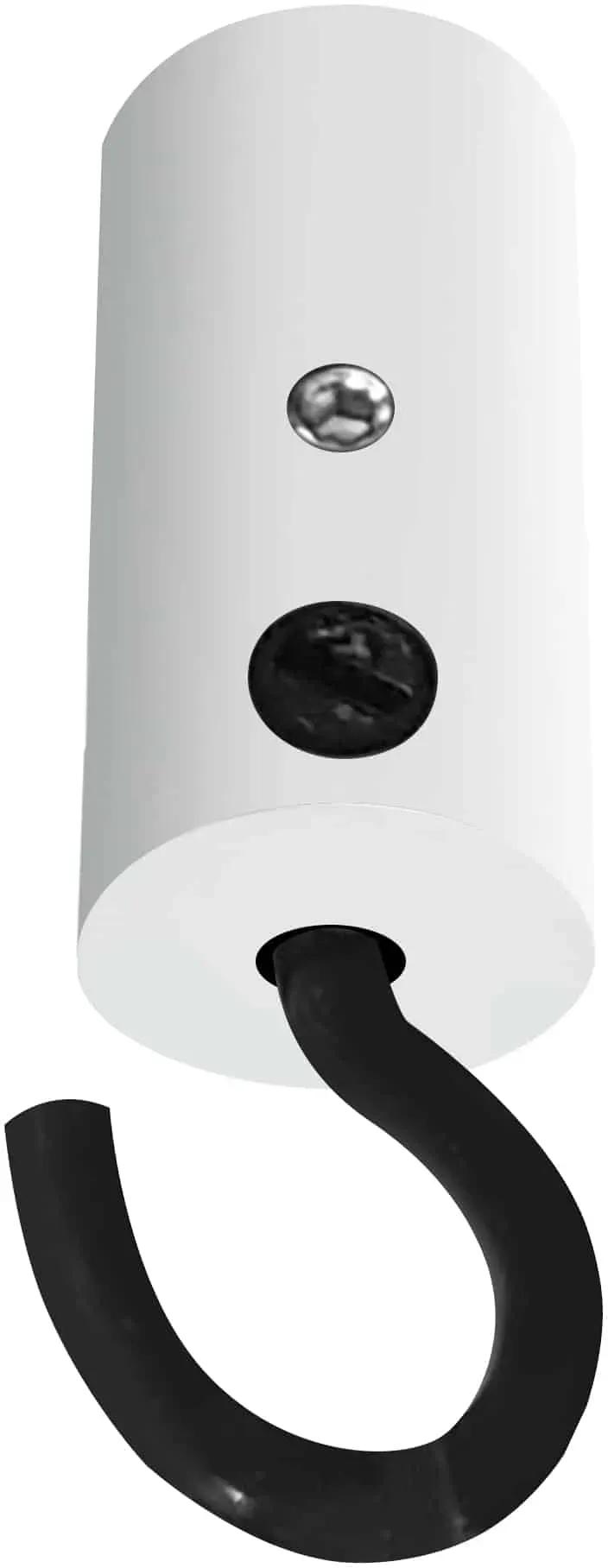 qles DSH6035 Decken-Stick mit Haken, für Merten D-Life, Lotosweiß, brillant