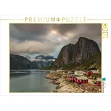 Calvendo Verlag GmbH CALVENDO Puzzle HAMNOY LOFOTEN 1000 Teile Lege-Größe 64x48cm Foto-Puzzle für glückliche Stunden