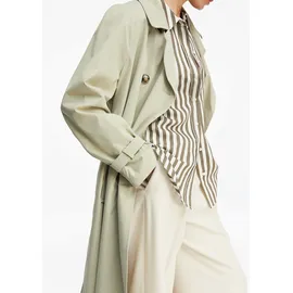 Comma, Comma Klassischer Trenchcoat mit Bindegürtel beige M