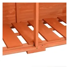 vidaXL Geräteschuppen 1,2 x 0,5 x 0,91 m natur