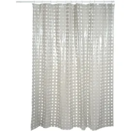 MSV Duschvorhang Melanie 180 x 200 cm braun