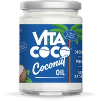 Vita Coco organisches natives Kokosöl extra 500ml klargepresst, glutenfrei, Verwendung als Kochöl, Feuchtigkeitscreme oder Shampoo