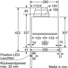 Siemens LI99SA684 Flachschirmhaube 90 cm