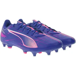 PUMA ULTRA 5 PLAY MxSG Fußball-Schuhe mit festen Metallstollenspitzen Trainings-Schuhe Sport-Schuhe Schnür-Schuhe Fitness-Zubehör 107904 01 Lila/Pink - 42