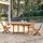 Tikamoon Capri Gartentisch 160 x 0 x 0 cm Braun