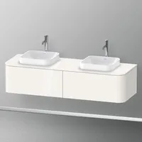 Duravit Happy D.2 Plus Waschtischunterbau für Konsole mit 2