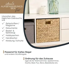 HMF Aufbewahrungskorb 32 x 34,5 x 32 cm 2-tlg. beige