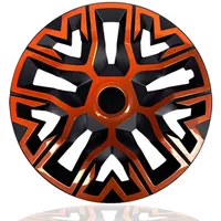 NRM Radkappe Radzierblende NRM THE BEST 16 Zoll BICOLOR kupfer/schwarz, 16 in Zoll, (4-St) orange|schwarz