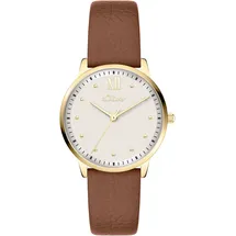 s.Oliver Soft Elegance Beige Metall 36 mm SO-4487-LQ