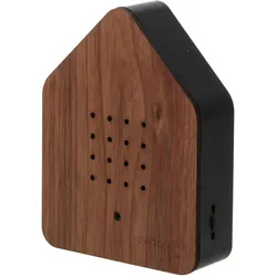 Relaxound Zwitscherbox Holz Walnuss schwarz
