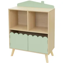 Joyz Kinderregal Bücherregal 3 Fächern Spielzeugregal Aufbewahrungsregal Regal