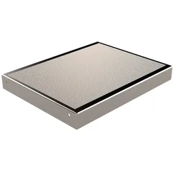 Eichenwald Plattform für Pooltreppe Modell 08 Miami Material Waffelblech