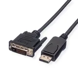 Value DisplayPort Kabel DP ST - DVI (24+1) 3 m Schwarz