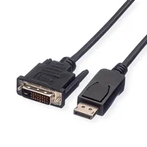Value DisplayPort Kabel DP ST - DVI (24+1) 3 m Schwarz