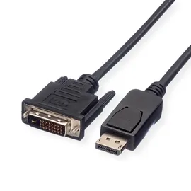 Value DisplayPort Kabel DP ST - DVI (24+1) 3 m Schwarz