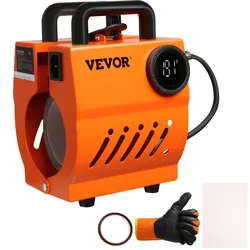 VEVOR Becher Sublimationspresse Becherpresse 11-15 Unzen 350 W Becher Bedrucken Sublimationspresse Max 11 cm Höhe 8,2-8,7 cm Tragbare Tassenpresse Maschine