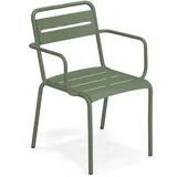 Emu Star Stapelsessel 58 x 58 x 81 cm militärgrün