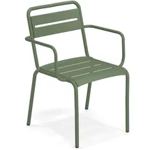 Emu Star Stapelsessel 58 x 58 x 81 cm militärgrün