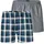 SCHIESSER Webboxer blau/grau L 2er Pack