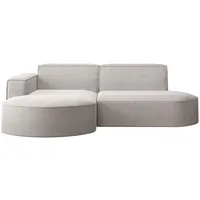 kaiser möbel Ecksofa, Sofa L form, Couch L form Modena L STUDIO stoff Beige, Links
