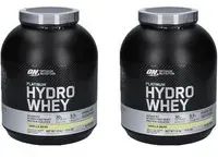 Optimum Nutrition Hydro Whey, Vanille Poudre 2x1600 g