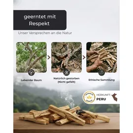 incensera Palo Santo Räucherholz 8 Duftholz Sticks 10 cm