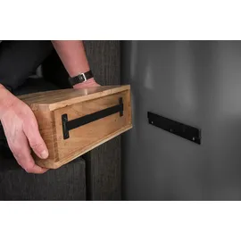 KAWOLA Hängenachtschrank CAVE 1 x 40 x 30 cm beige