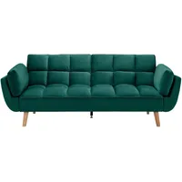 Schlafsofa Cora Grün Samt