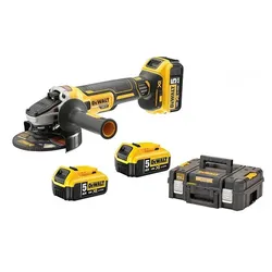 DeWalt Akku-Winkelschleifer 18V 125 inkl. 3 x Li-Ionen Akku 5.0 Ah DCG405P3-QW