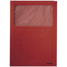 Leitz Sichtmappe A4 rot 100 St.