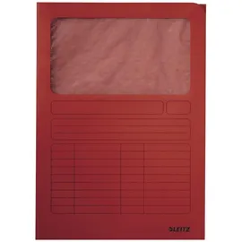 Leitz Sichtmappe A4 rot 100 St.