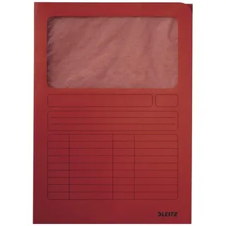 Leitz Sichtmappe A4 rot 100 St.