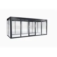 sunelements Gewächshaus SunGarden Select 5.2) 548 x 233 cm (Gr. Seitenwände: 10 mm Doppelstegplatten, Dach: 6 mm Acrylglas getönt, anthrazit-metallic