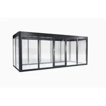 sunelements Gewächshaus SunGarden Select 5.2) 548 x 233 cm (Gr. Seitenwände: 10 mm Doppelstegplatten, Dach: 6 mm Acrylglas getönt, anthrazit-metallic
