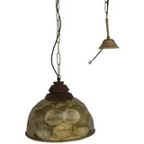 DKD Home Decor Deckenleuchte dkd homedecor gold Holz Metall 50 w 39 x 39 x 34 cm