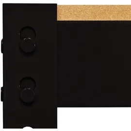 MonsterShop Werkbank Metall 100x90x60 cm schwarz