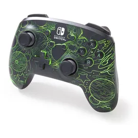 PowerA Lumectra Galactic Vortex Controller Schwarz Nintendo Switch