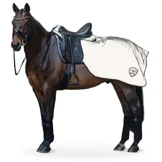 Equinate reflektierende Ausreitdecke Xtreme-Visible wasserdicht mit Fleeceinnenfutter L