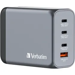 Verbatim GaN Charger 200 W, 4 Ports USB-C Ladegerät, Power Adapter