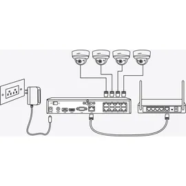 Reolink NVS8-5MD4 Weiß