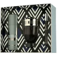 Paco Rabanne Invictus Eau de Toilette 100 ml + Deo Spray 150 ml + Eau de Toilette 10 ml Geschenkset  