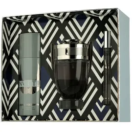 Paco Rabanne Invictus Eau de Toilette 100 ml + Deo Spray 150 ml + Eau de Toilette 10 ml Geschenkset  