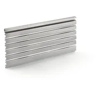 Naber Sockellüftungsgitter H 100 mm / Zubehör / edelstahlfarbig