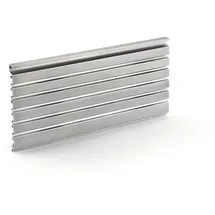 Naber Sockellüftungsgitter H 100 mm / Zubehör / edelstahlfarbig